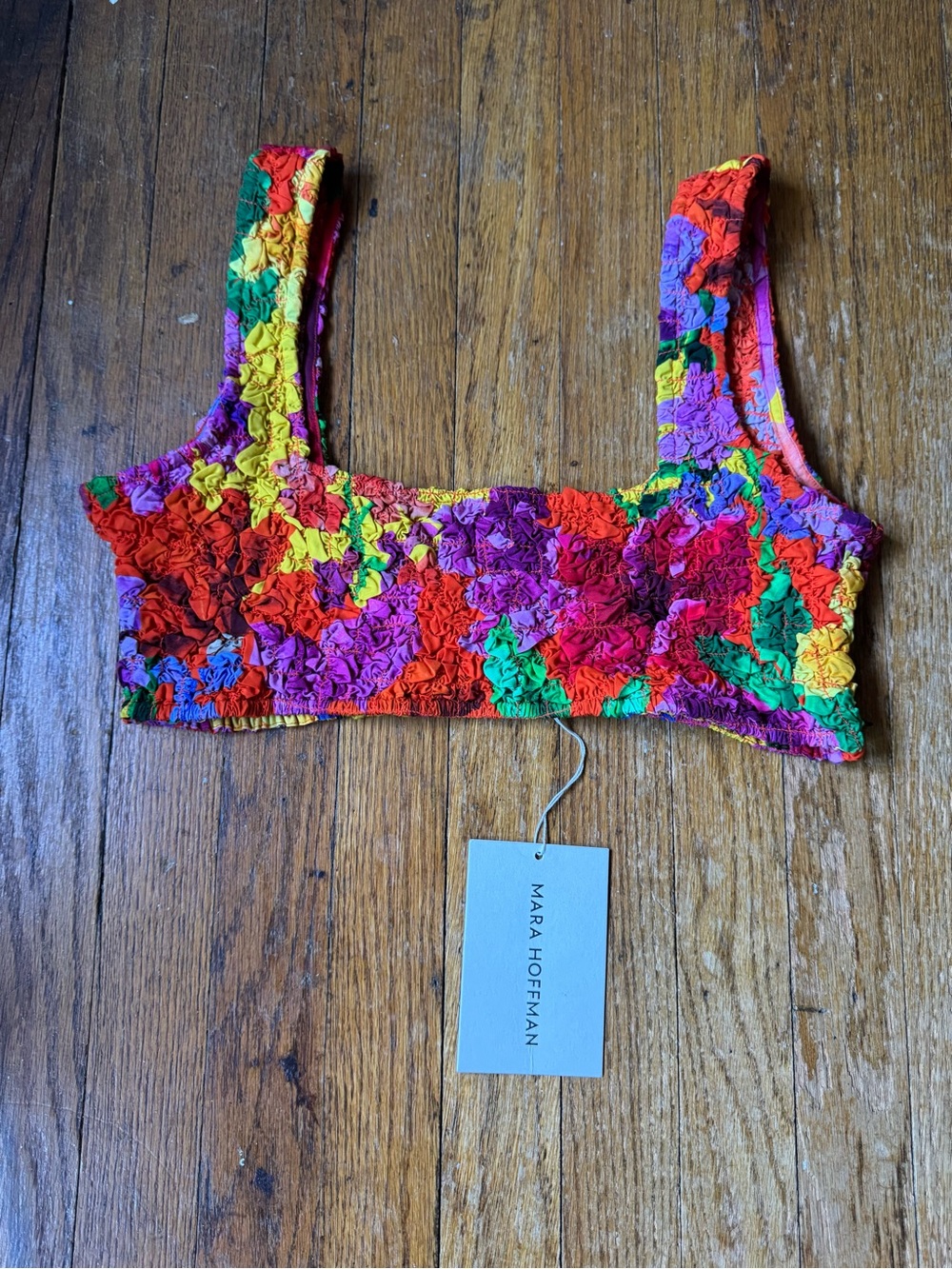 Mara Hoffman Shelly Rainbow Crop Top